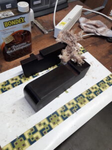 Mise en cire des blocs