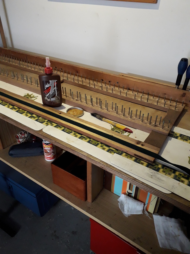 Regarnissage barre fond de clavier