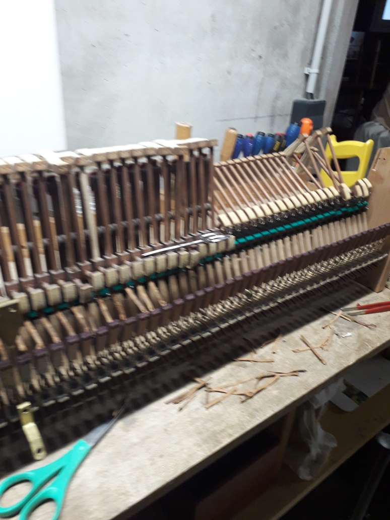 Retrait des lanières